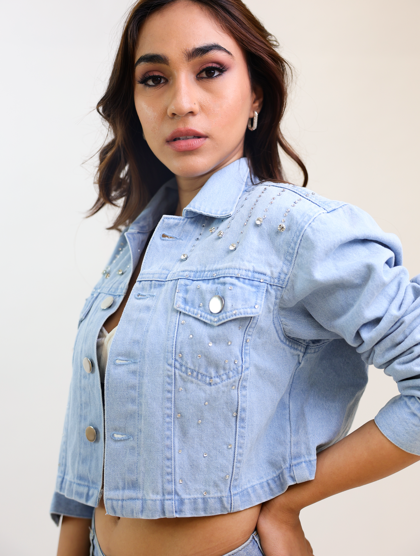 Celestial Glow Denim Jacket