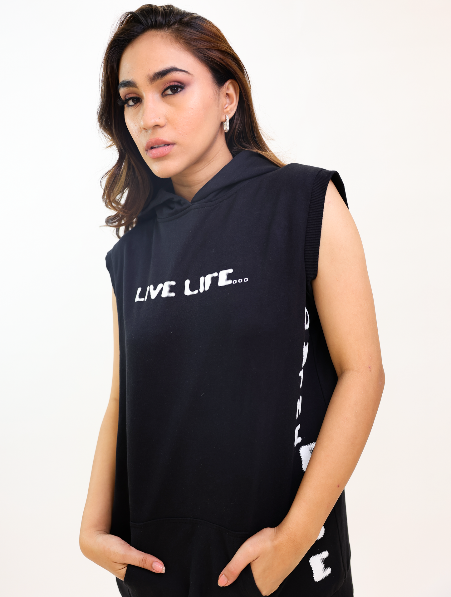 Black Hoodie Dress
