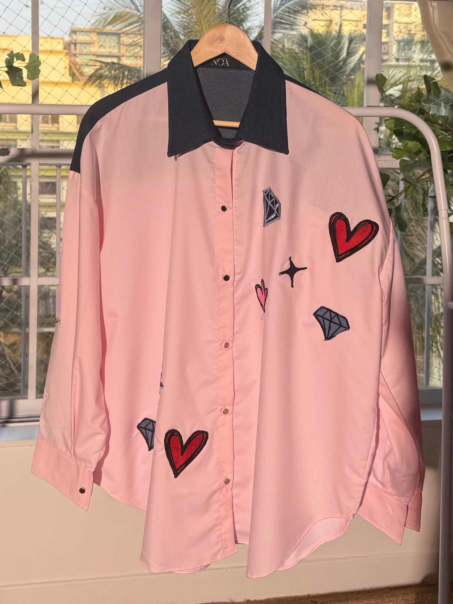 Pink lovergirl shirt By Noa- Made with Love