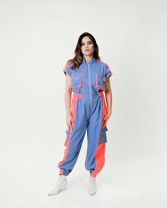 Neon Inferno Jumpsuit