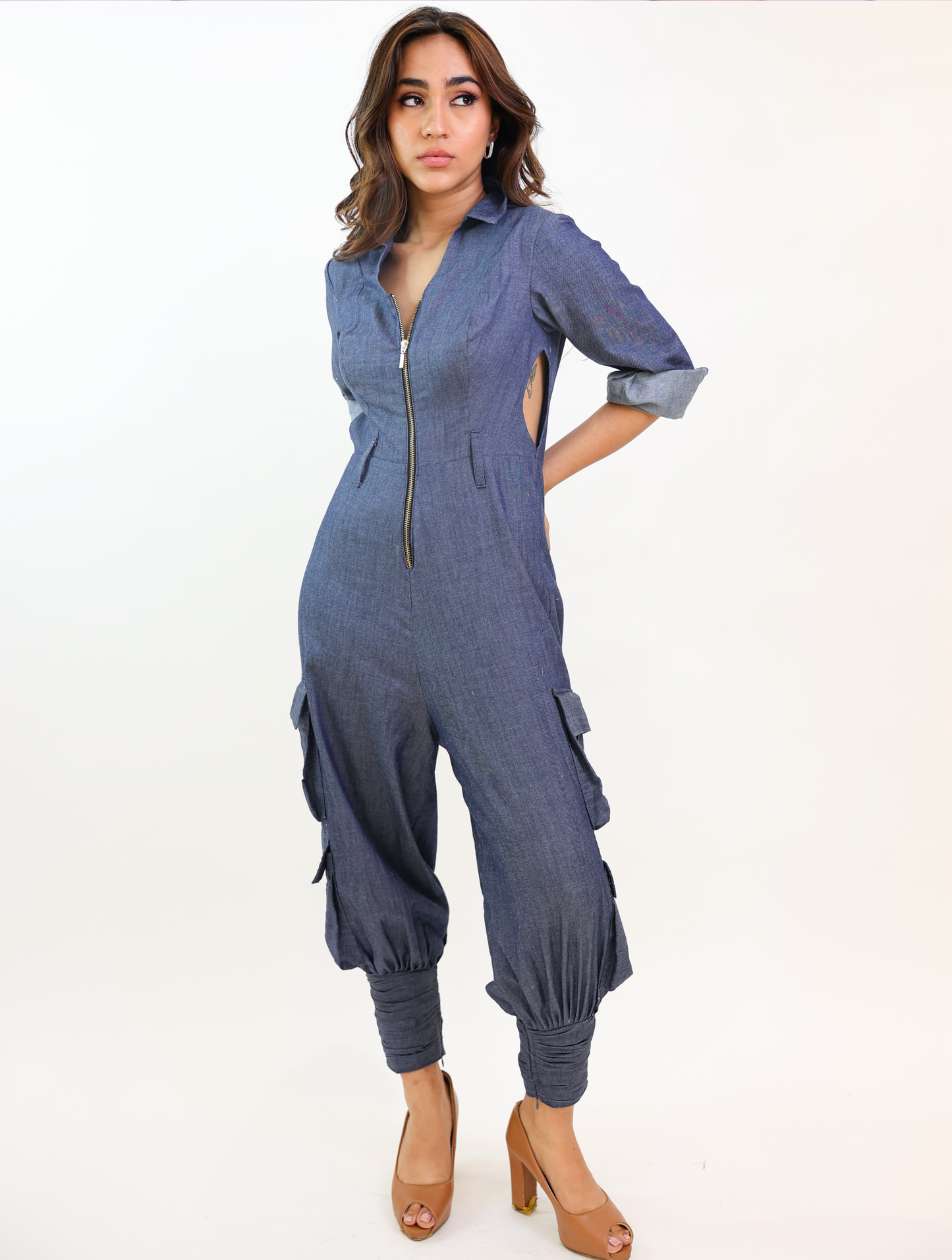 Cargo Cuff Jumpsuit