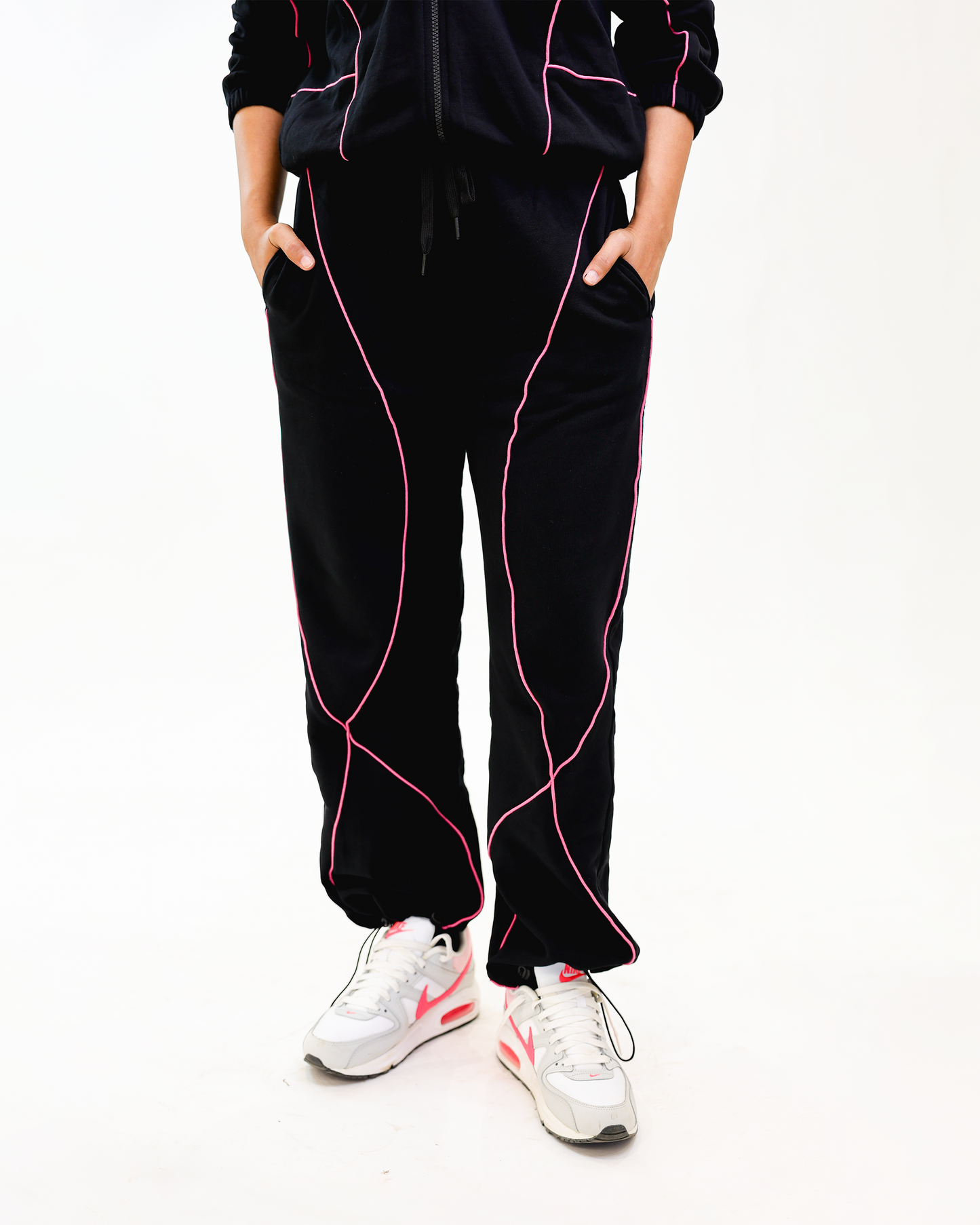 Pink Edge Jogger Set