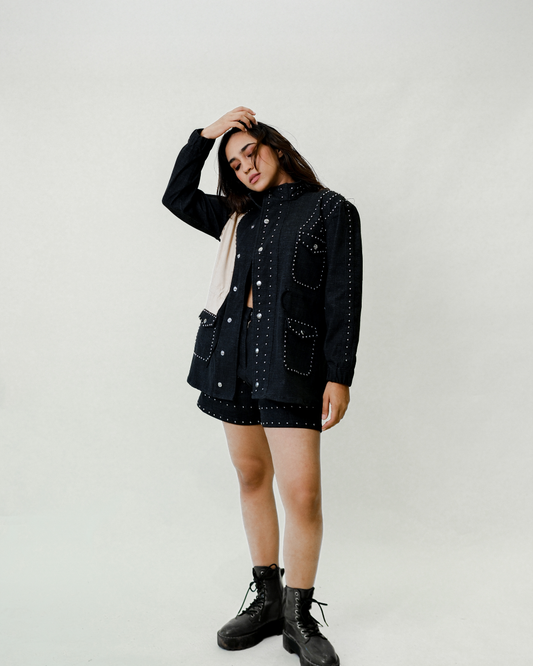 Midnight Studded  Co-ord
