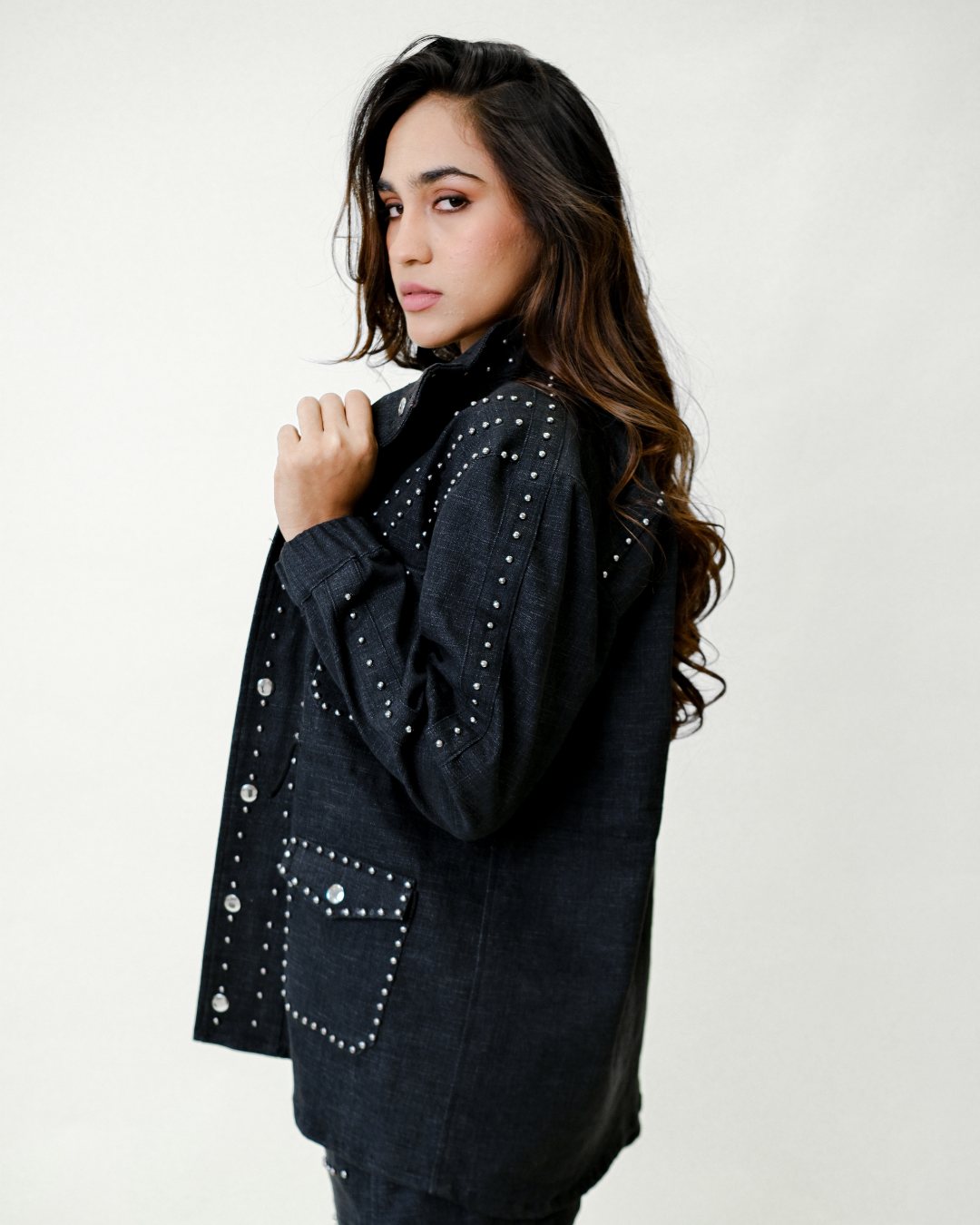 Midnight Studded  Co-ord