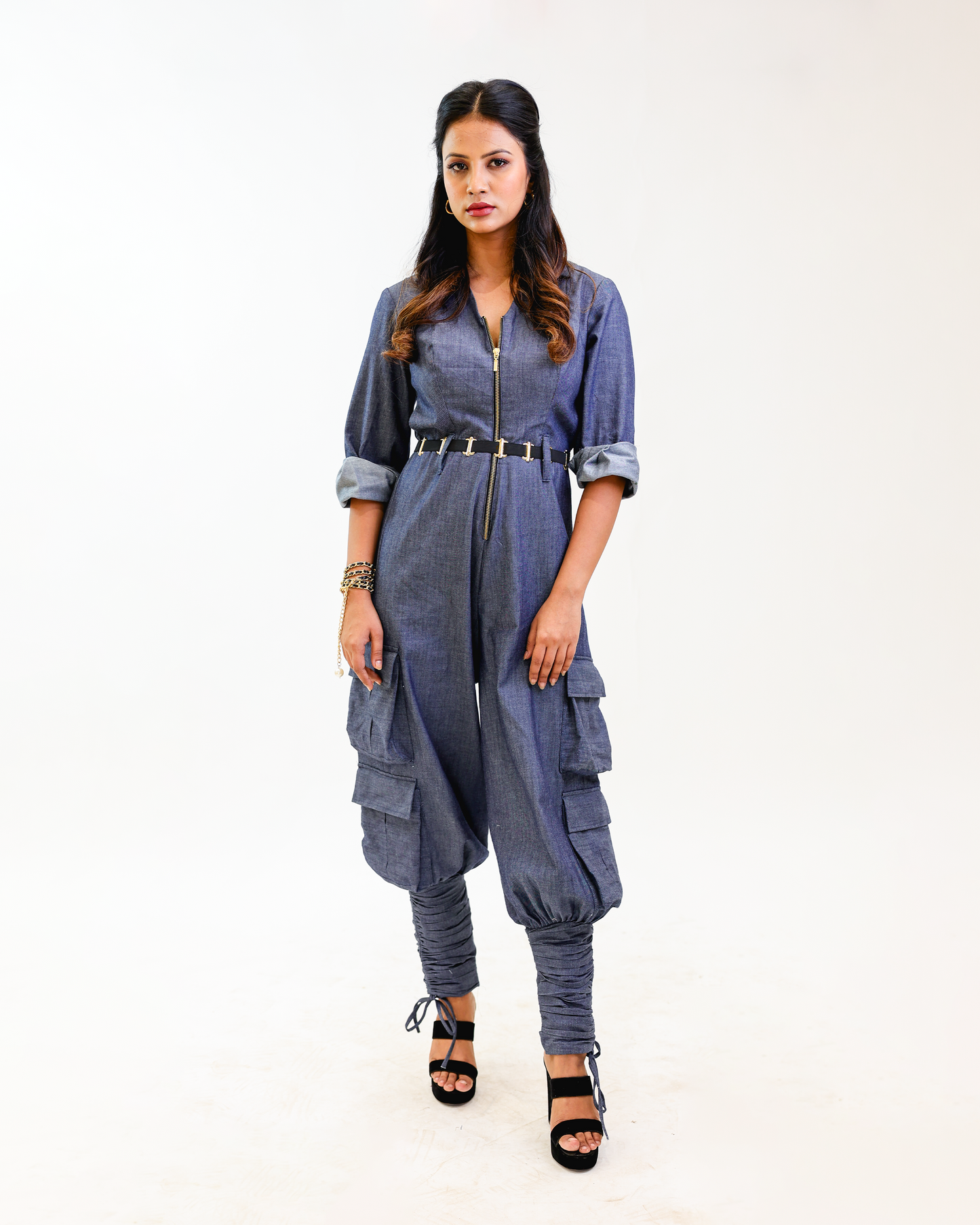 Cargo Cuff Jumpsuit