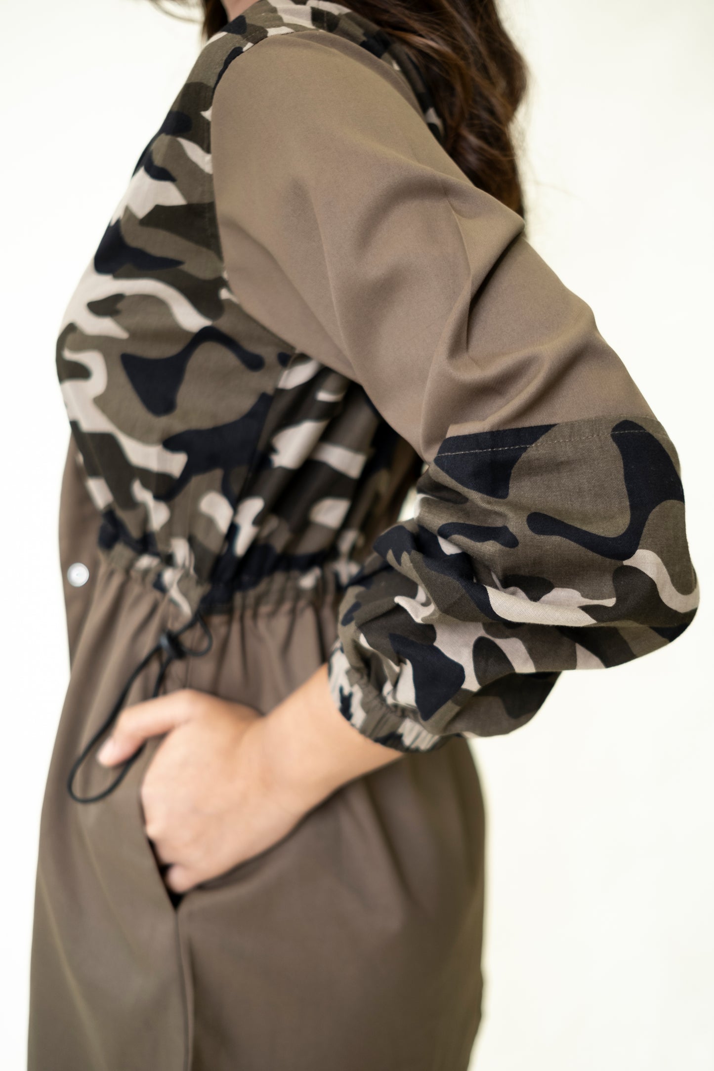 Camo Chic Shirt Dress