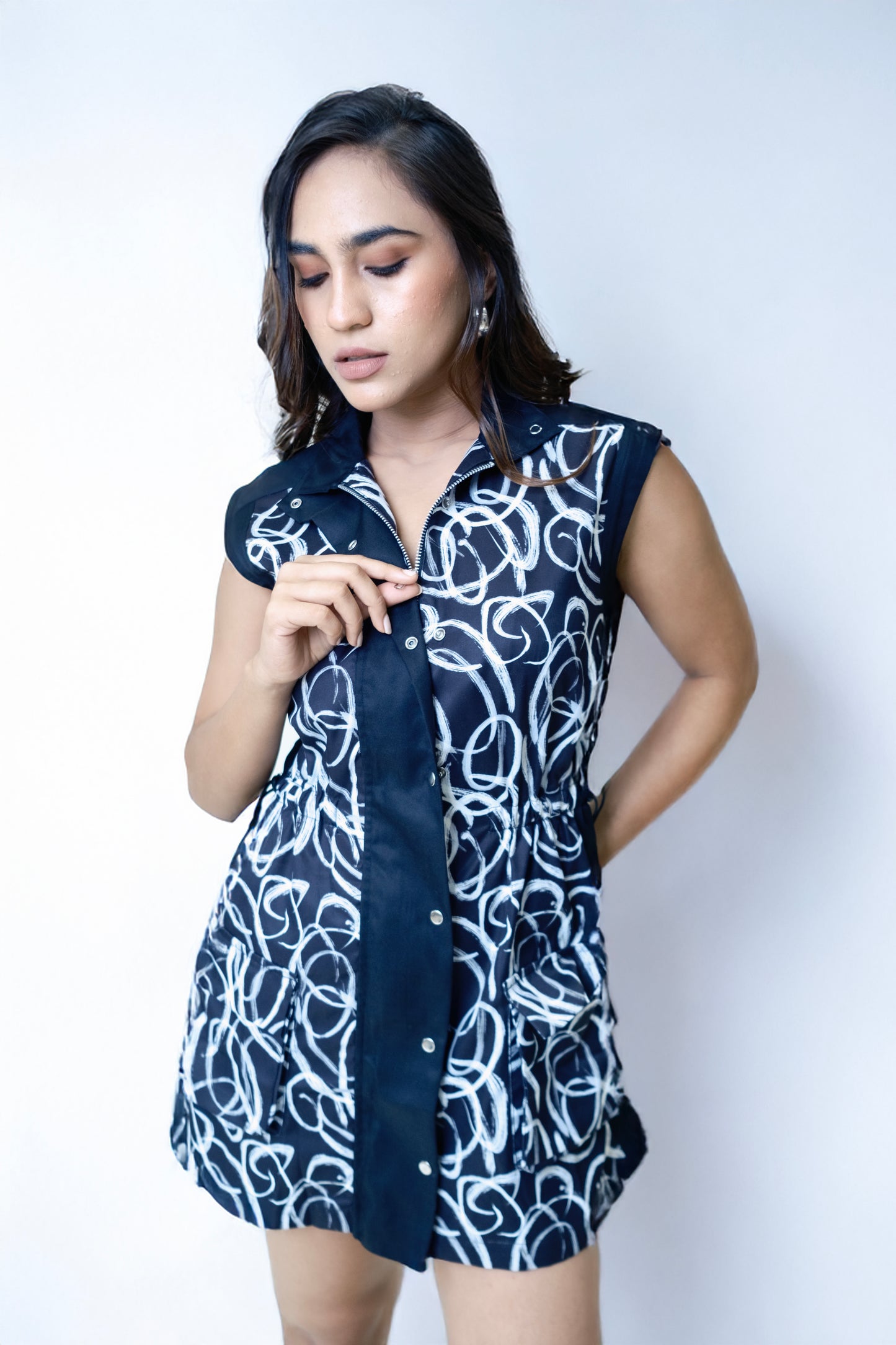 Midnight whirl Dress
