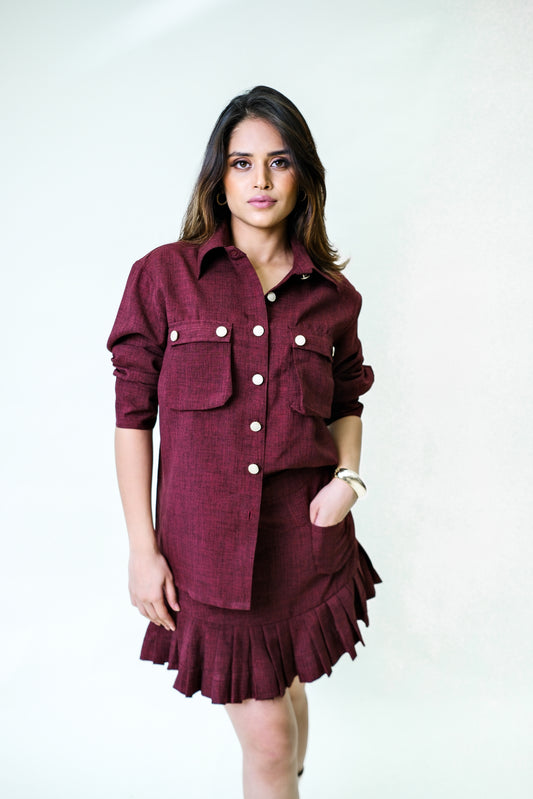Crimson Classic Co-ord