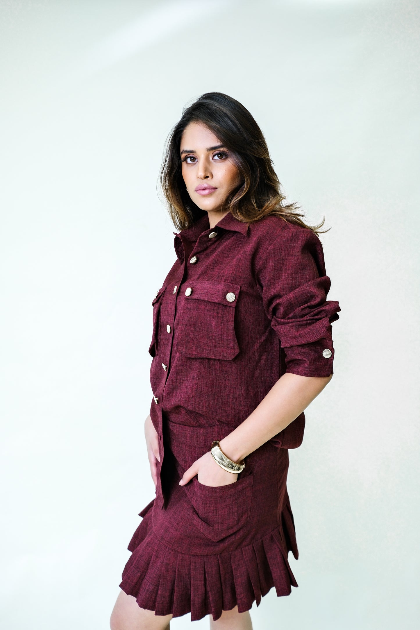Crimson Classic Co-ord