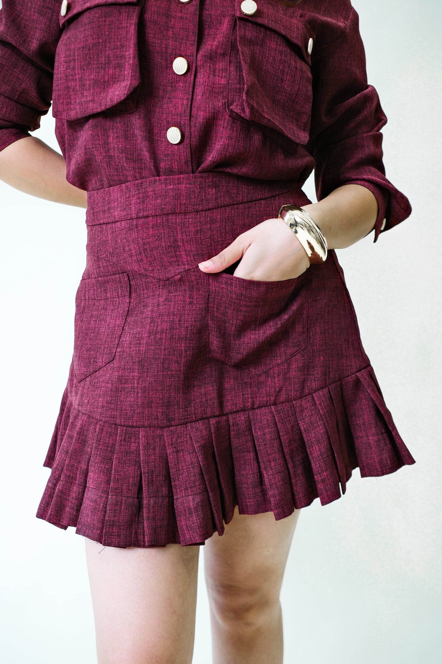 Crimson Classic Co-ord