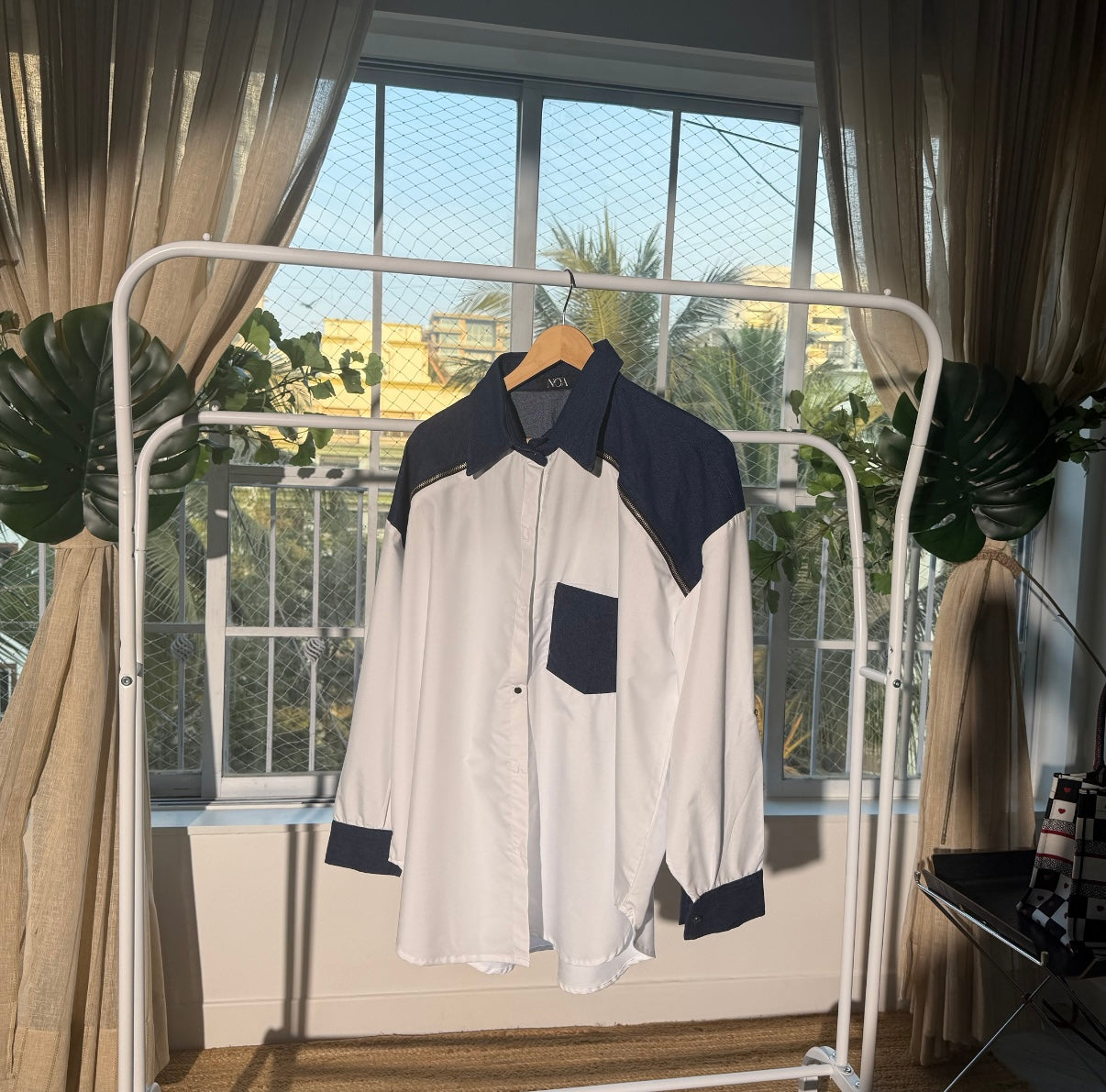 Midnight Denim Oversized Shirt