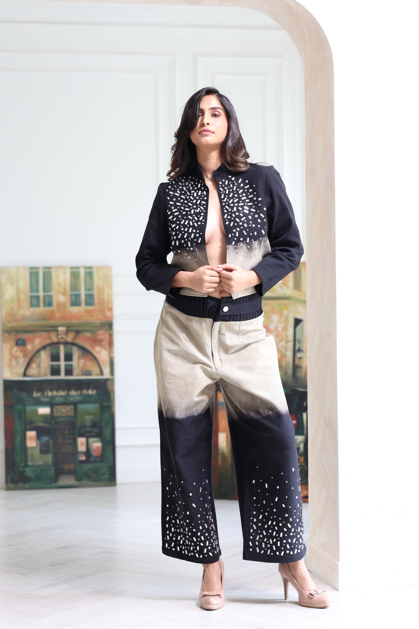 Midnight Stonewashed Denim Co-ord set