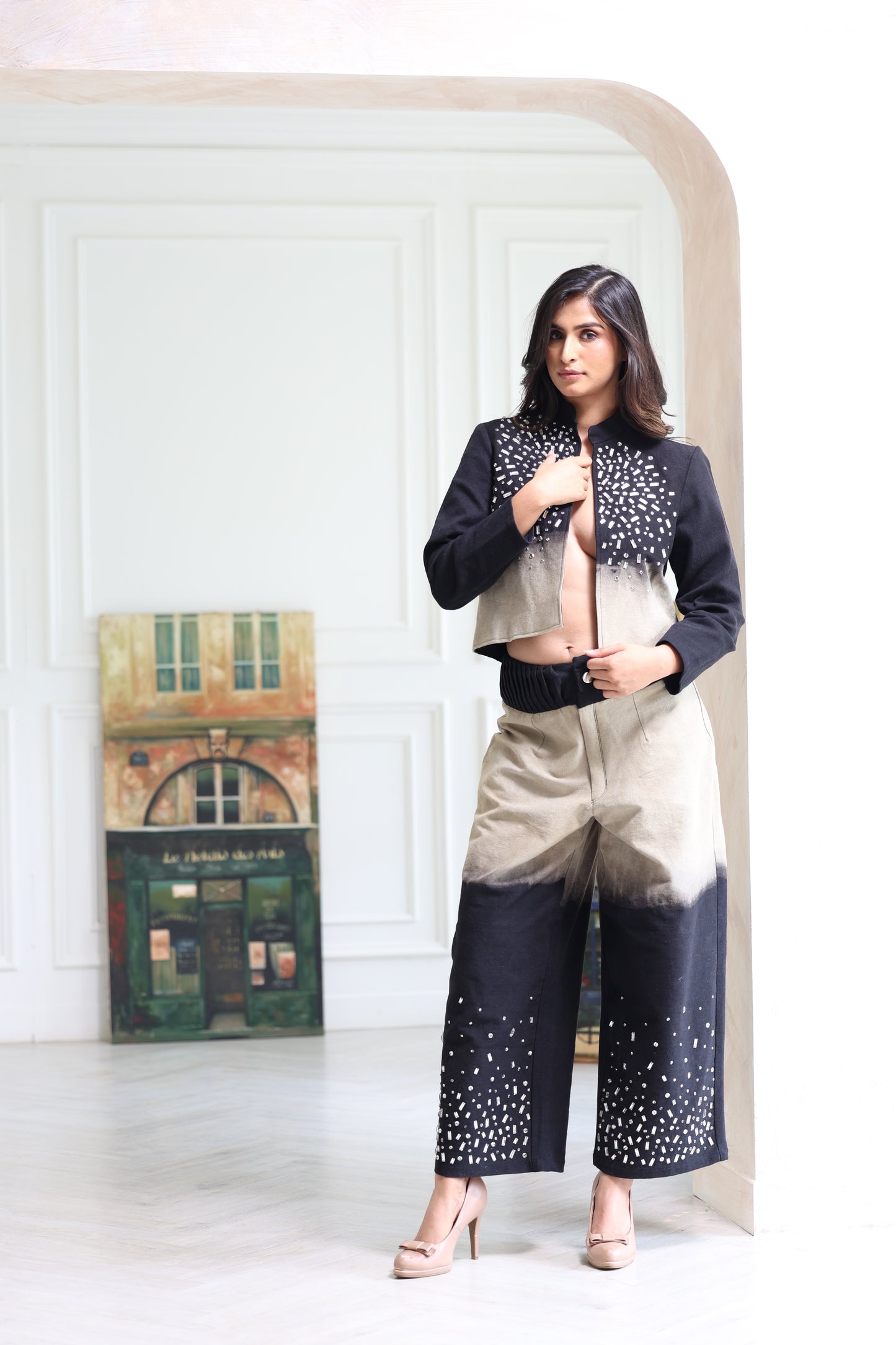 Midnight Stonewashed Denim Co-ord set